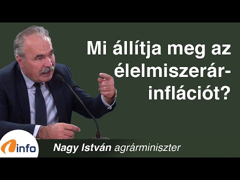 Mi állíthatja meg az élelmiszerár-inflációt? Építsünk-e fenékküszöböt a Tiszán? Nagy István, Aréna