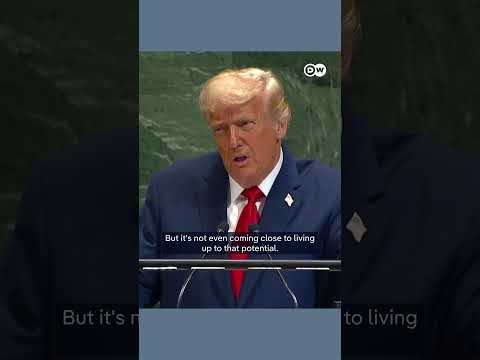 What's the purpose of the UN? asks Trump | DW News