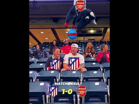 Arsenal vs Atletico Madrid Great Game💯 #championsleague