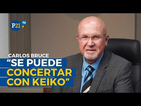 Carlos Bruce respalda un gobierno de unidad de Keiko: "No puede gobernar solo Fuerza Popular"