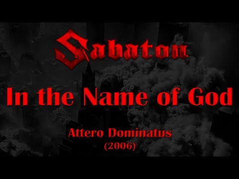 In The Name Of God de Sabaton Letra y Video