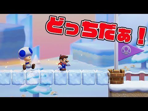 どっちだぁ！【マリオメーカー2】