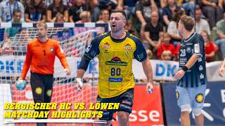 Bergischer HC vs. Löwen - Matchday Highlights - Opel HBL 26/27