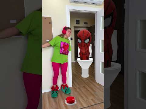 Skibidi Toilet Spider-Man Game Over by Red Button