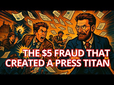 JOSEPH PULITZER. The $5 job scam that created a press titan 🟠 #mediaHISTORY [AUDIO🎙️] PODCAST