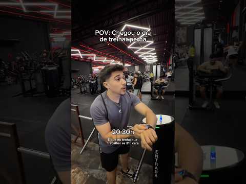 Que pena, não deu tempo de treinar perna... 😭 - Cupom: JOTA na Dark Lab e Berzerk #academia #humor