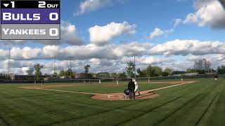 Bulls Vs Yankees | 5/3/2023 | Cincinnati Adult Baseball League
