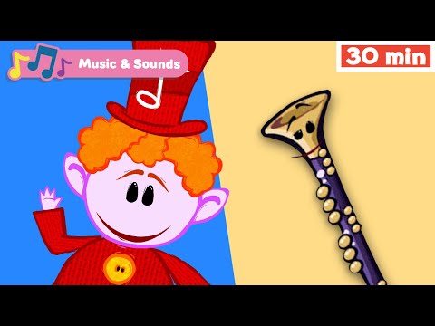 The Notekins | Learn Musical Instruments |Early Learning Videos w Music for Babies |First University