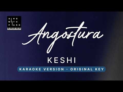 ANGOSTURA – keshi (Original Key Karaoke) – Piano Instrumental Cover with Lyrics