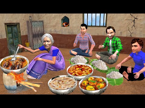 Ek Bartan Teen Curries Egg Chicken Garib Ka Ghar Mein Mehman Ka Khana Hindi Kahaniya Hindi Stories