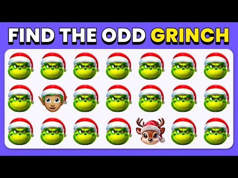 Find the ODD One Out - Christmas Edition 🎅🎄🎁 Emoji Quiz Game | Easy, Medium, Hard