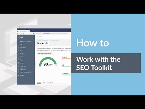 How to Work with the Plesk SEO Toolkit (Plesk Tips and Tricks - Series II)