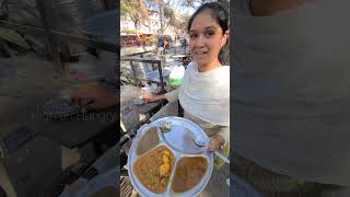 Hardworking मां बेटी की 60₹ की COMBO Thali #viral #streetfood  #veg #thal