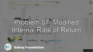Problem 07: Modified Internal Rate of Return