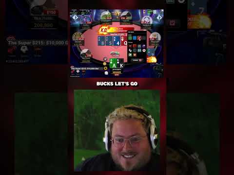 New Video from PokerStaples: I have AK on the stone bubble! #poker