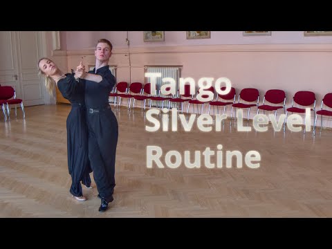 Tango Silver Level Choreography | Fallaway Promenade, Reverse Outside Swivel