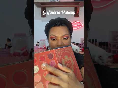 Grifinória makeup #makeuptutorial #qdb #maquiagem #harrypotter #harrypotterbrasil