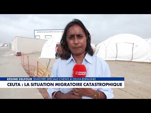 Régine Delfour : «Il y a des campements de partout à Ceuta»