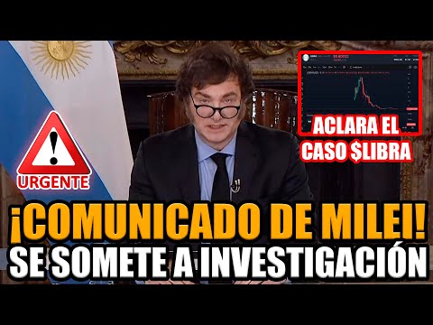 🚨URGENTE COMUNICADO DE MILEI POR $LIBRA ¡LLAMA A INVESTIGAR A LA OFICINA ANTICORRUPCIÓN! BREAK POINT