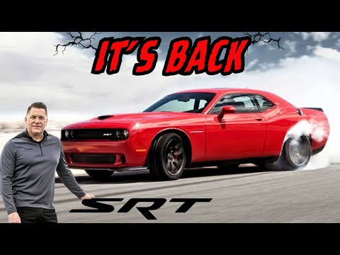 Kuniskis is Bringing SRT BACK!  This is Huge for MOPAR Fans!