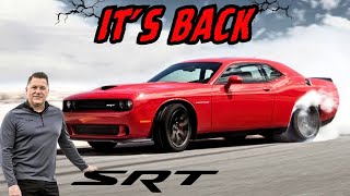Kuniskis is Bringing SRT BACK!  This is Huge for MOPAR Fans!