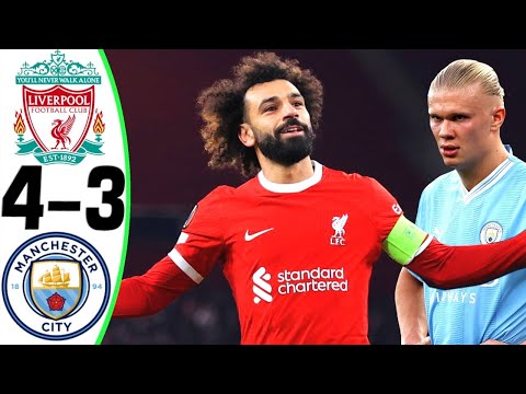 Liverpool vs Manchester City 4-3 - All Goals and Highlights - 2024 ? SALAH