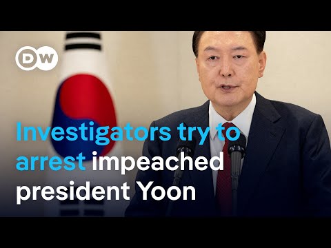 South Korea martial law scandal: Investigators to arrest impeached president Yoon Suk Yeol | DW News