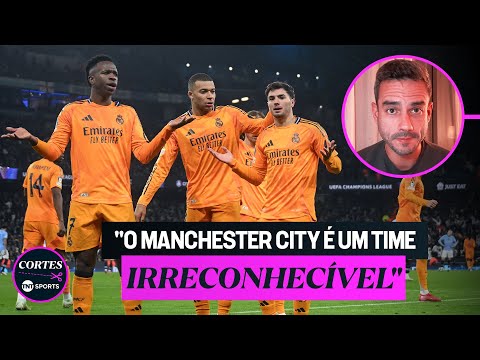 VINI JR JOGA MUITO CONTRA O CITY E BECHLER ANALISA: "SEMPRE VI O REAL MADRID FAVORITO NO CONFRONTO"