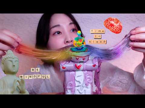 🌈 정수리와 양쪽 귀에 채워지는 무지개 7가지 에너지 힐링 ASMR