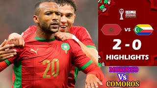 Moгoccᴏ vs Comoгos 2-0 Highlights & All Goals | Total African Cup Nation 2025 HD