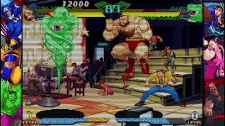 Marvel Super Heroes VS Street Fighter (No Commentary)