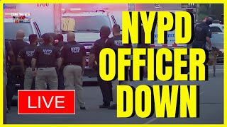 Live: Breaking NYC Shooting at 345 Park Ave NYPD Officer Shot