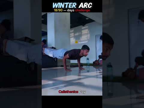 Day 18/90 — no one sees the struggle, everyone sees the change 💯 | #shorts #winterarc #thepratik31