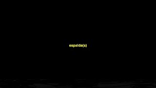 PUMA JR - espalda(s) [VIDEO OFICIAL]