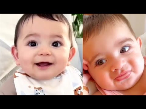 Cutest baby funniest compilation || Cute and funny reaction 😜🤣