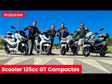 ? Comparativo Scooter GT Compactos 125cc / Honda vs Yamaha vs Kymco vs SYM / motos.net