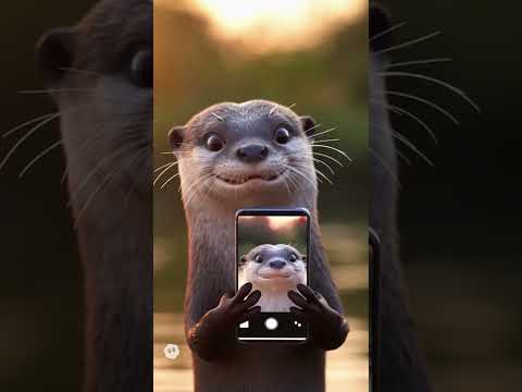 衝撃‼️動物も自撮り⁉️ #shorts #ai #癒し