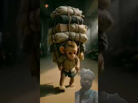 #monkey #love #facts #ekmotahathighumechala #funny #cute