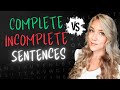 Identifying Sentence Fragments