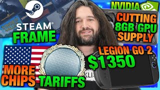 HW News - Valve Steam Frame, NVIDIA's 94% Domination, Chip Tariffs, SteamOS Growing