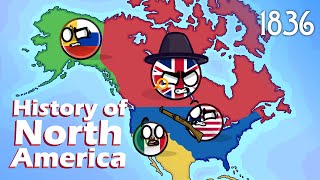 History of NORTH AMERICA Countryballs