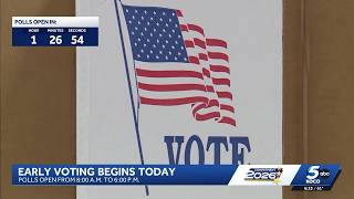 YouTube video thumbnail: Early Voting for Midterm Elections Begins Wednesday in Oklahoma