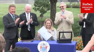 YouTube video thumbnail: New Jersey Gov. Mikie Sherrill Announces Changes to State's Solar Power Rules