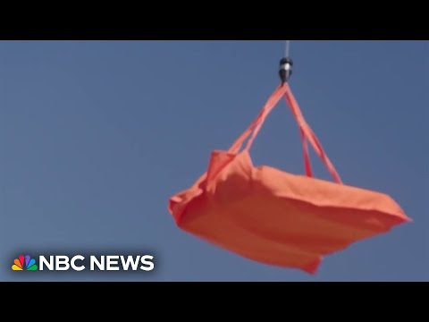 YouTube video thumbnail: Little Caesars Unveils New Drone Pizza Delivery Service in Texas