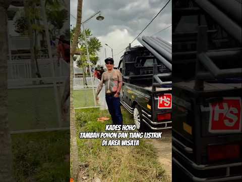 Kades Hoho Tambah Pohon Dan Tiang listrik Di Wisata Purwasaba