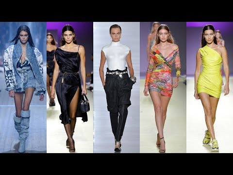 Kaia Gerber VS Kendall Jenner VS Cara Delevingne VS Gigi Hadid VS Bella Hadid Runway