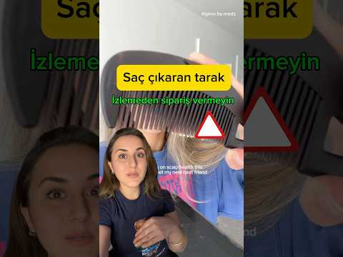 Dermatolog gözüyle ‘saç çıkaran tarağı’ yorumluyorum. Almadan izle ✨