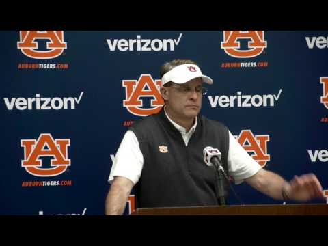 Gus Malzahn discusses Auburn's performance in A-day game.