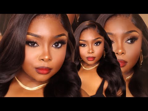 Full Face Makeup | Highlight & Contour | Ariel Black