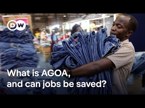 YouTube video thumbnail: Thousands at Risk of Unemployment as Africa-US Trade Deal About to Expire